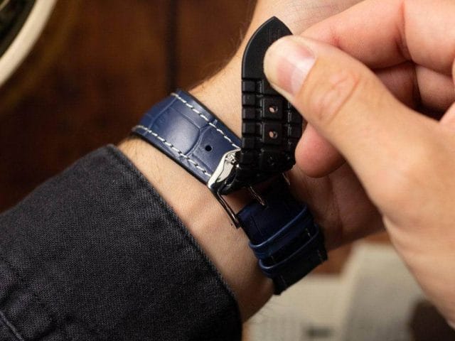 Watch Strap Is Crafted From High-Quality Leather